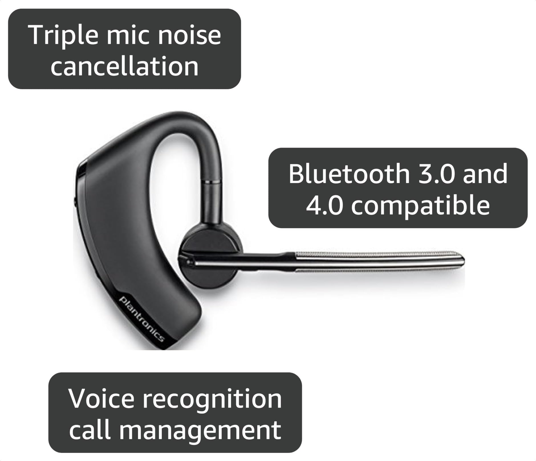 Amazon.com: Plantronics Voyager Legend Wireless Bluetooth Headset